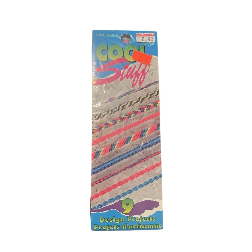 Cool Stuff Vintage 90's Friendship Bracelet Thread Leisure Art 6‎ Colors 1996